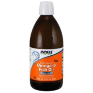 Suplement diety Now Foods Omega 3 Fish Oil 500 ml kwasy omega-3 bez cukru