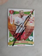 Karta panini autograf Polska Kamil Grosicki PZPN