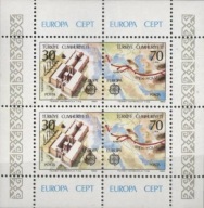 Turcja 1982 Znaczki Blok 21 ** Europa CEPT dawne mapy architektura