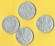POLSKA 2 zł Jagody 1958 r. plamy