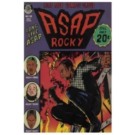 "A$AP Rocky" – Plakat w Stylu Komiksowym