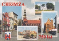 CHEŁMŻA - RYNEK - KONKATEDRA - HOTEL MISTRAL - RATUSZ - 750 LAT- HERB