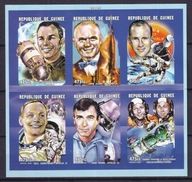 2001 Gwinea kosmos Mi arkusik 3178-83 ** cięty