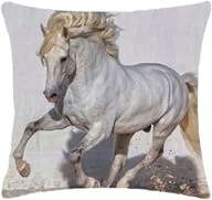 Ozdobna poszewka, jasiek na poduszki - Koń - 45 x 45 cm produkt unisex