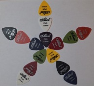 PIÓRKA GITAROWE KOSTKI DO GRY NA GITARZE - 15 Sztuk