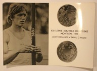 TADEUSZ ŚLUSARSKI - IGRZYSKA OLIMPIJSKIE - MONTREAL 1976 - ZŁOTY MEDAL