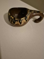 bułgarska popielniczka - "fajka" - pamiątka PRL - unikat