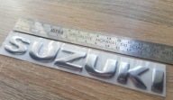 Emblemat SUZUKI Napis 3D Chrom 15cm 1szt +Gift