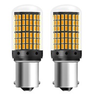 Komplet 2 Żarówki LED PY21W BAU15S CANBUS Pomarańczowe Kierunkowskazy 18W