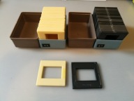 Ramki plastikowe do slajdów 24x36 mm