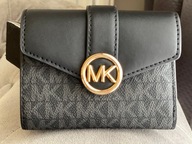 Portfel Michael Kors Carmen, czarny monogram . Oryginał