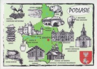 PODLASIE - WOJEWÓDZTWO PODLASKIE - MAPKA - HERB