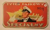 ETYKIETA - TYTOŃ FAJKOWY - SPECJALNY - REPRINT - REPRODUKCJA