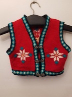 NORWESKI BEZRĘKAWNIK KAMIZELKA WEŁNIANA DZIECIĘCA