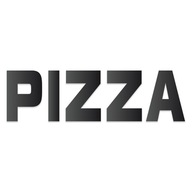 Naklejka PIZZA na koguta sygnalizator lampę szpakówkę bez tła od GravArt