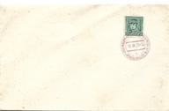 Czechosłowacja / BuM koperta z czerwonym kasownikiem (aneksja 15/16.3.1939)