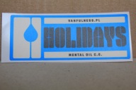 NAKLEJKA - HOLIDAYS - AUTO - MOTOR - KOLEKCJA - CAMPER