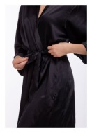 ELEGANCKI SZLAFROK NOTINO LUXE COLLECTION BATHROBE CZARNY NOWY NA PREZENT!