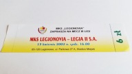 LEGIONOVIA Legionowo - LEGIA II Warszawa 13.04.02
