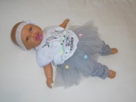 KOMPLET LEGGINSY+BLUZECZKA 6-9 m-cy