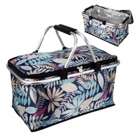 DUŻY KOSZYK TERMICZNY NA PIKNIK I ZAKUPY SKŁADANY KOSZ IZOTERMICZNY