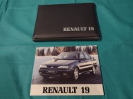 RENAULT 19 Instrukcja książka serwisowa Etui 1992