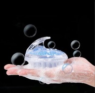 Szczotka do Mycia Włosów Masaż Głowy ze Zbiornikiem do Szamponu Różowy