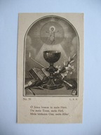 O JEZU PRZYJDŹ DO MOJEGO SERCA przedwojenny ŚW. OBRAZEK