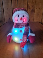 świąteczna dekoracja * świecący bałwanek