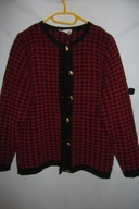 SWETER CIEPŁY OZDOBNE GUZIKI ROZM L