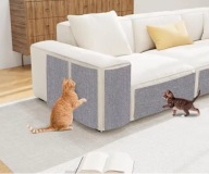 Samoprzylepna Mata Do Drapania Na Kanapę Dla Kota 100x30 Jasnoszary Drapak