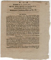 Breslausches Intelligenz Blatt Wrocław Śląsk 1818