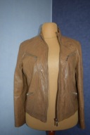 CKN Piękna kurtka skórzana damska brązowa _44