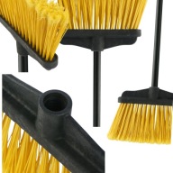 SZCZOTKA GOSPODARCZA TRWAŁA MOCNA MIOTŁA ULICÓWKA LEKKA NYLONOWE 120CM