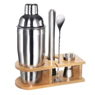 Zestaw barmański do drinków - shaker, stojak 5 elementów B91