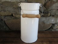 Stara Emaliowana kanka na mleko_3 L_OLKUSZ PRL