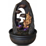 Budda Ganesh fontanna wewnętrzna LED wys. 40 cm - Mystic Zen'light nowa