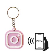 Brelok NFC Instagram Z Twoim Profilem Zbliżeniowy Personalizowany NFC Tag