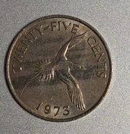 Bermudy 25 centów, 1973r. BCM