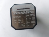 PRZEKAŻNIK SCHRACK, 250V, 5A, 3PDT z PODSTAWKĄ.