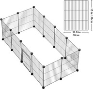 Kojec dla Małych Zwierząt DIY Langxun Króliki Świnki Morskie 13 kg