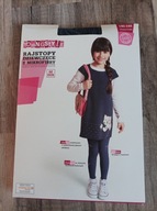 Rajstopy granatowe 60DEN 140-146 NOWE