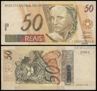 BNA - BRAZYLIA 50 Reais 1994 A-A 0952 # P246a # BARDZO RZADKI # VF