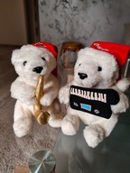 Misie polarne Coca-coli grające Produkt vintage kolekcjonerski WOŚP