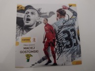 Zdjęcie 13x13 Górnik Łęczna Maciej Gostomski piłkarz września