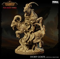 Ivory Goats - Uncharted Kingdoms - figurka RPG DnD D&D - druk 3D 14K