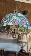 Stara Piękna Ładna Wisząca lampa Tiffany Duża Rozmiarowo