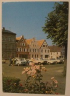 TRZEBIATÓW. Kamieniczki z XVII - XIX w. w pierzei północnej Rynku, CZYSTA