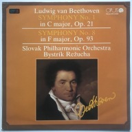BEETHOVEN 1 i 8 Symfonia / LP Vinyl 1-wsze tłoczenie 1988 - prawie jak nowa