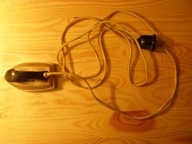 Żelazko mini 120 W rok produkcji 1959 zasilanie 220 V wymiary 10,5x6 cm